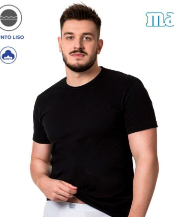 Camiseta hombre algodón manga corta cuello redondo 304 Map