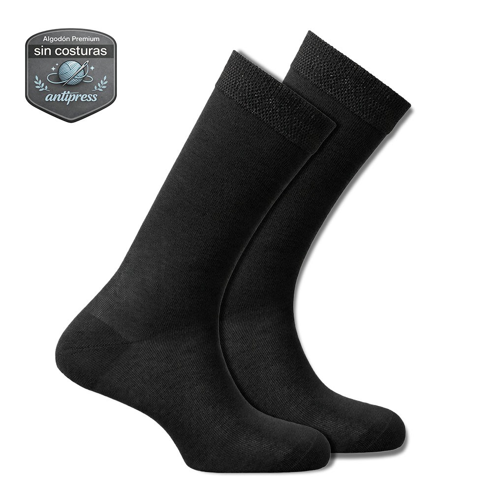 Pack 3 calcetines hombre algodón antipresión Posets