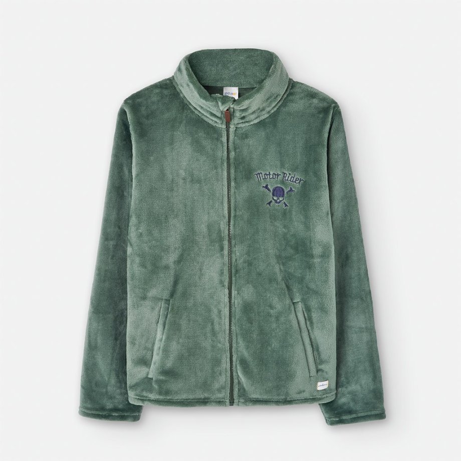 Bata hombre invierno coralina cremallera cuello alto Waterlemon