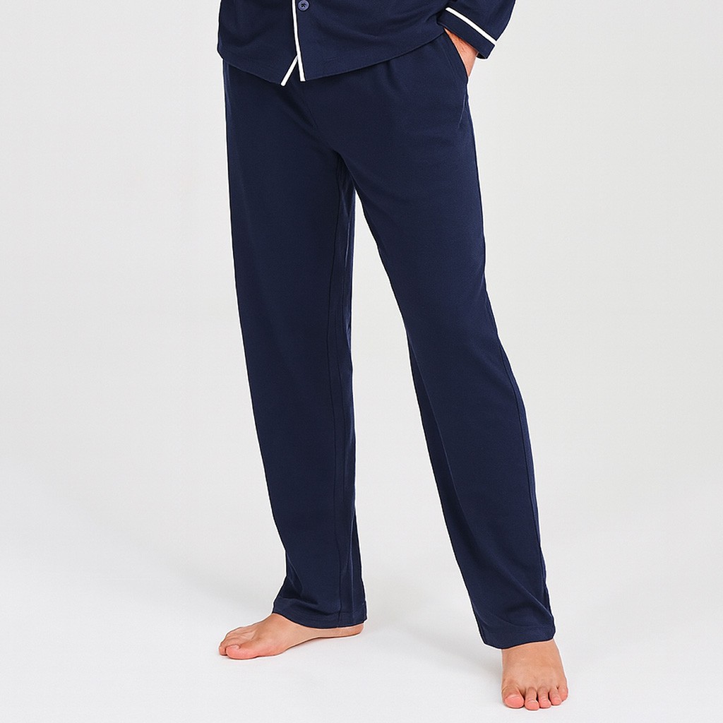 Pijama hombre algodón largo abierto Don Algodón